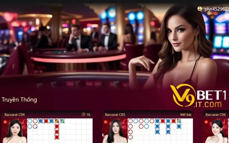 Baccarat tại V9bet hấp dẫn nhiều người chơi Baccarat tại V9bet hấp dẫn nhiều người chơi