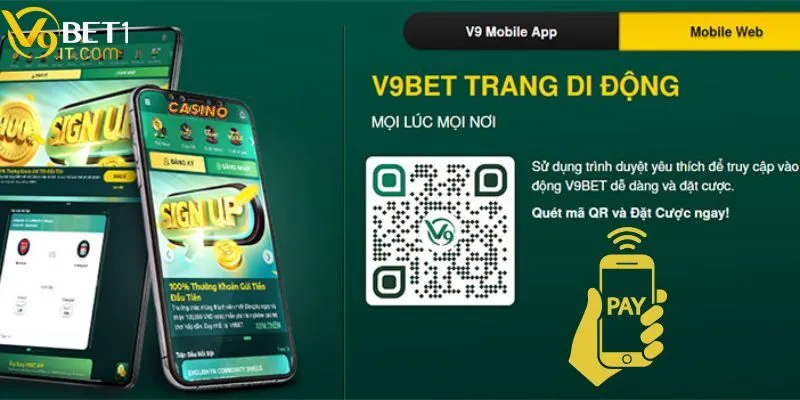 Tải app V9bet - Hướng dẫn thao tác trên cả Android và iOS 1 Tải app V9bet giúp người chơi thanh toán tiện lợi